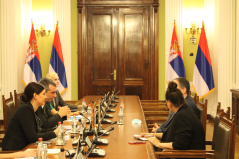 17 November 2022 The National Assembly Speaker in meeting with the Israeli Ambassador to Serbia 